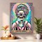 Skull Woman Tarot Diamond Art Kits for Adults – 5D Full Drill Round Diamond Painting Kit for Beginners, DIY Gem Mosaic Canvas (12x16 Inch), Halloween Wall Decor Craft Set